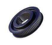 Poulie DENTEE 14M-40  38 dents TL 2517